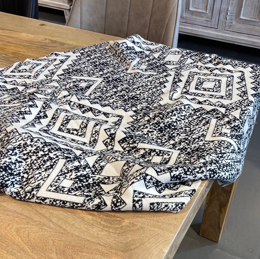 Widespread Aztec Print Throw