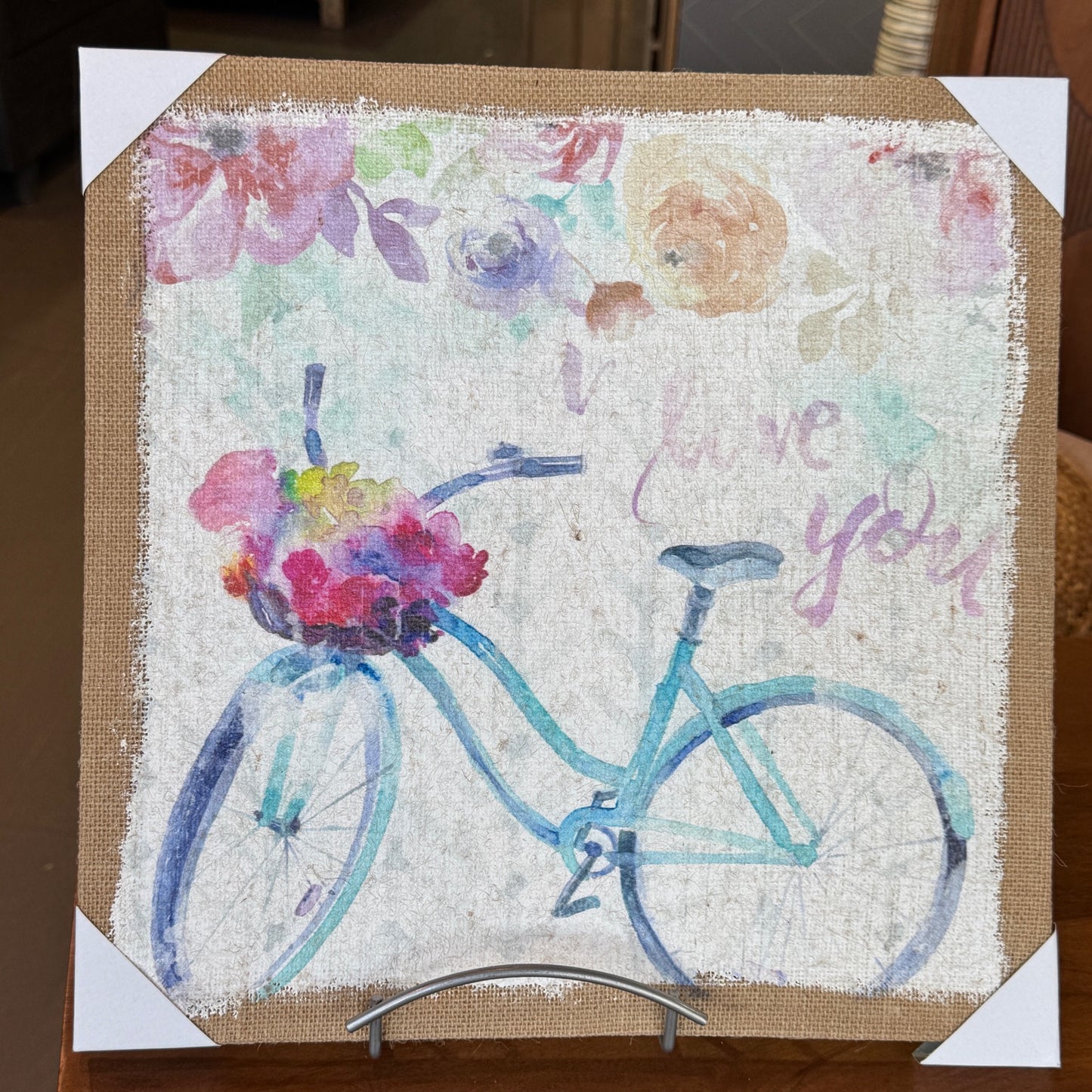 Floral Bicycle L Print