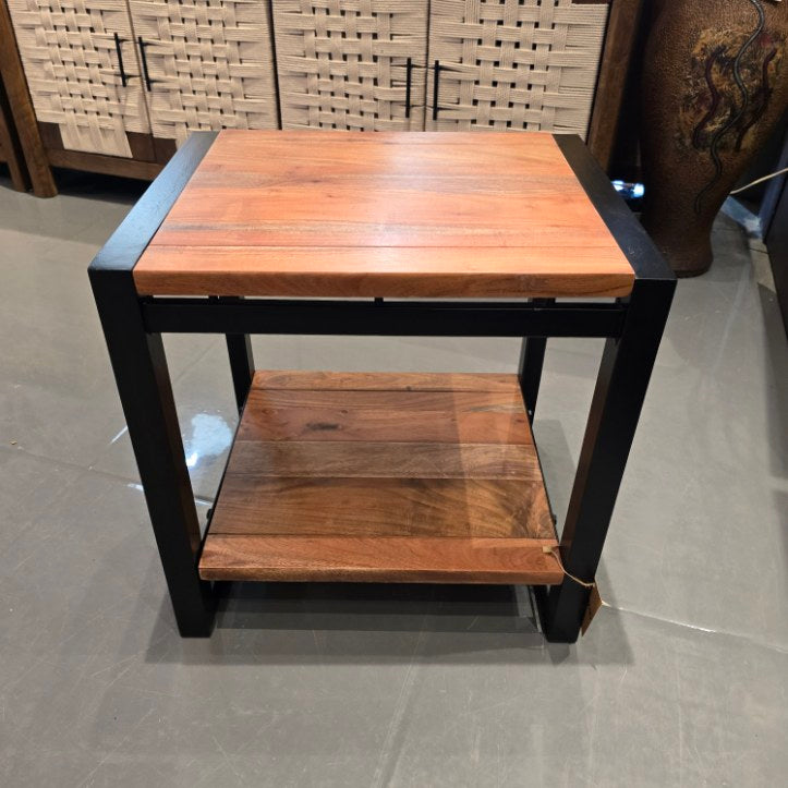 URBAN M- Side Table with 2 open shelves