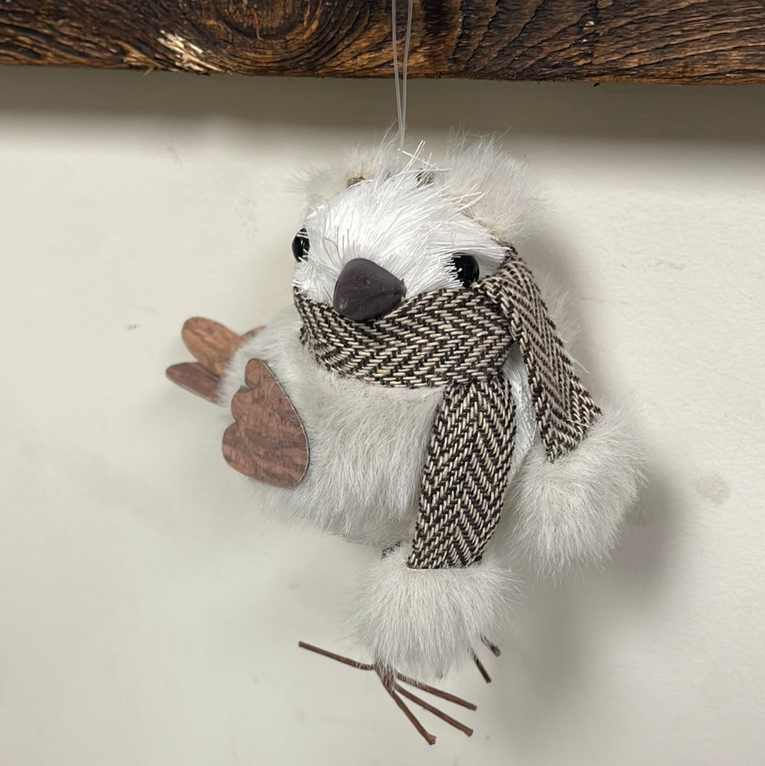 White Snowbird ornament