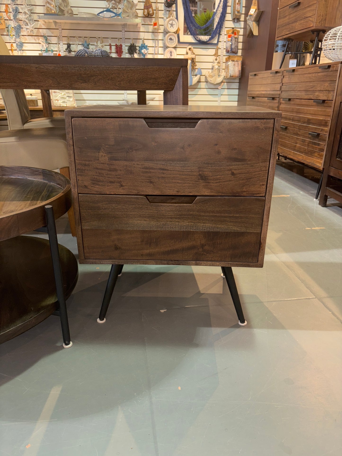MADRID - Acacia Wood Nightstand