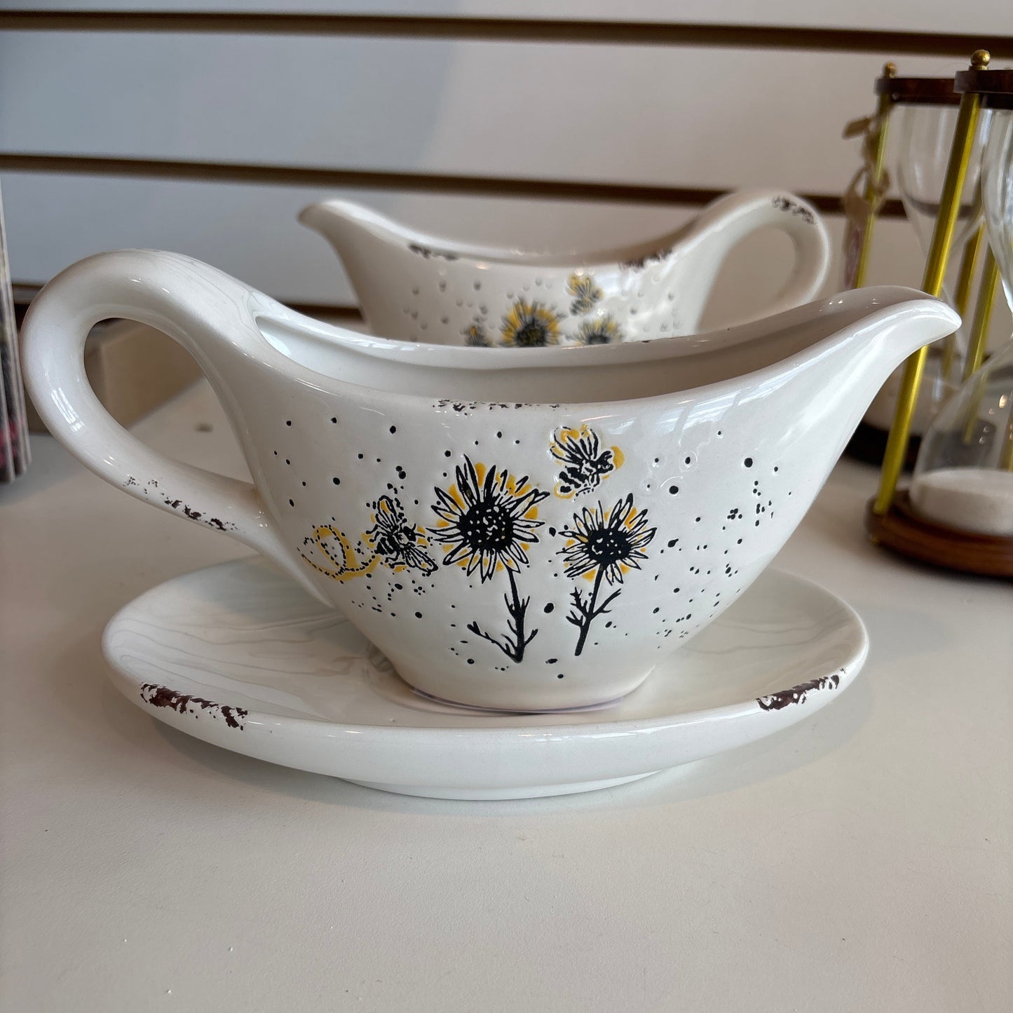 Sauce And Gravy Boat With Saucer'