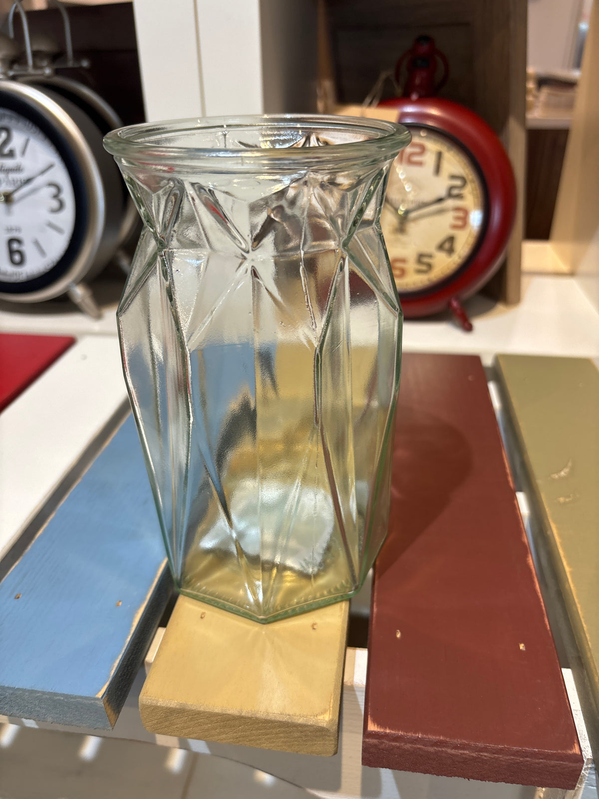Geometric Glass Vase