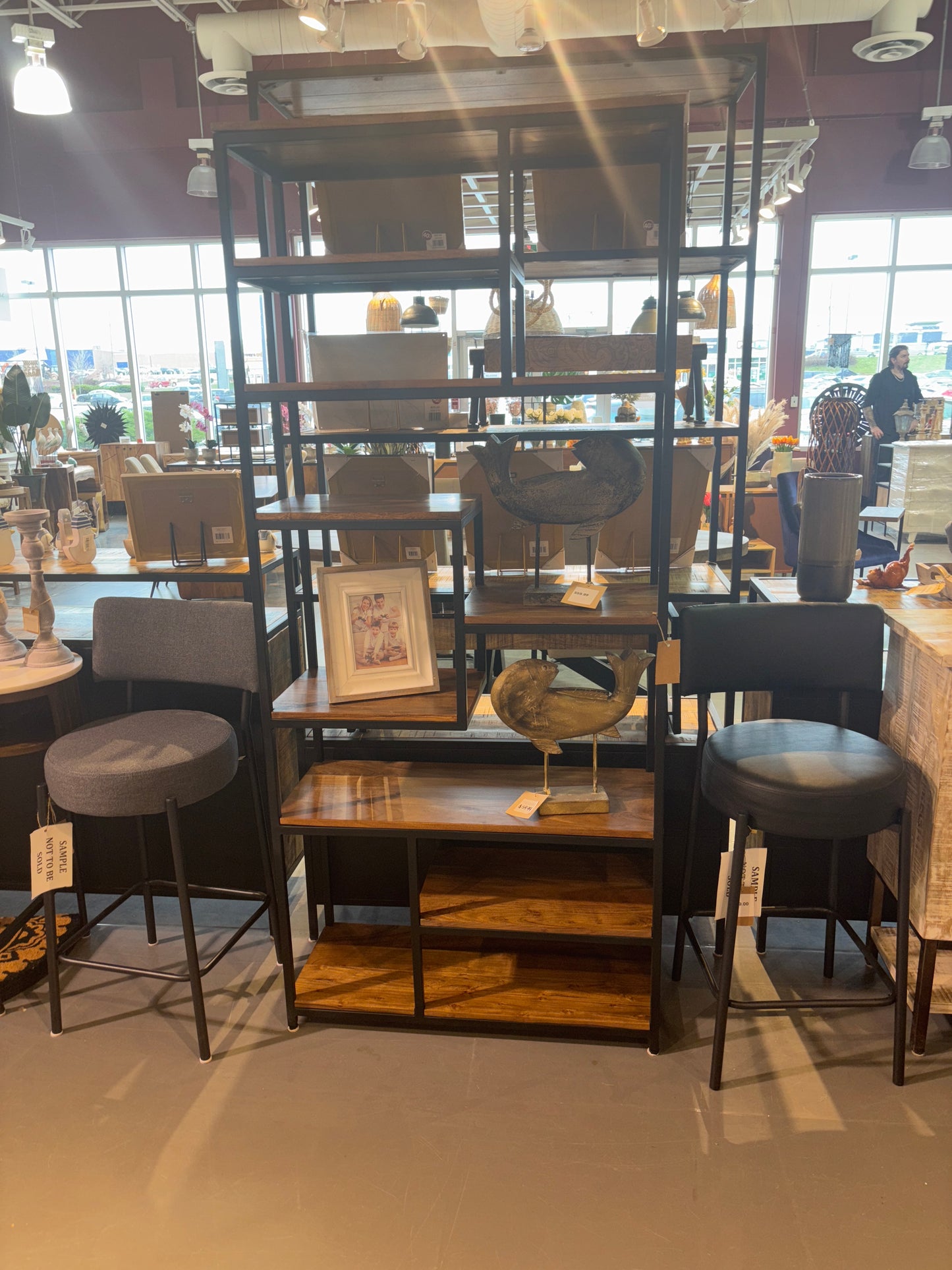 MEDELLIN - Acacia Wood Open Bookcase