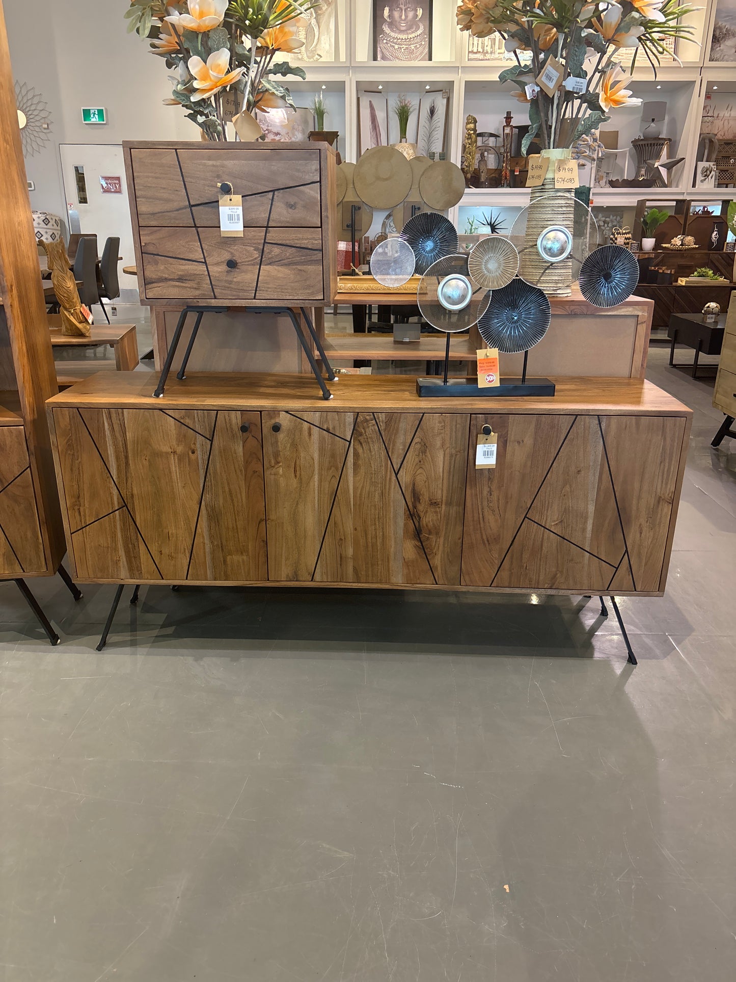 PALMA - Acacia Wood Sideboard