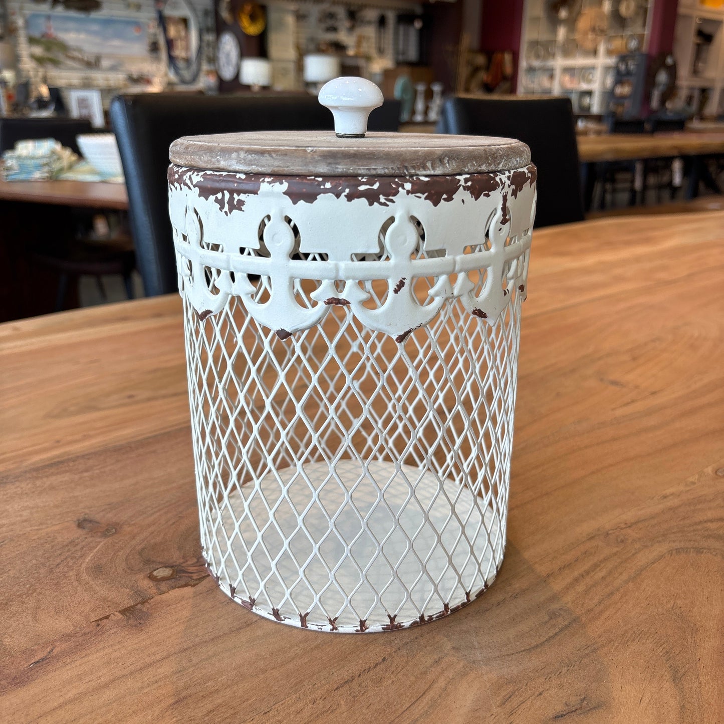 Metal Containers With Lids, Set of 2