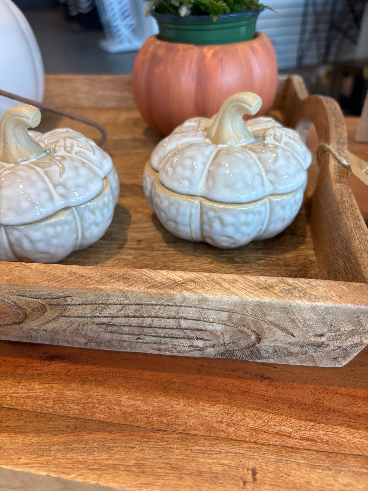 Ceramic Textured Pumpkin