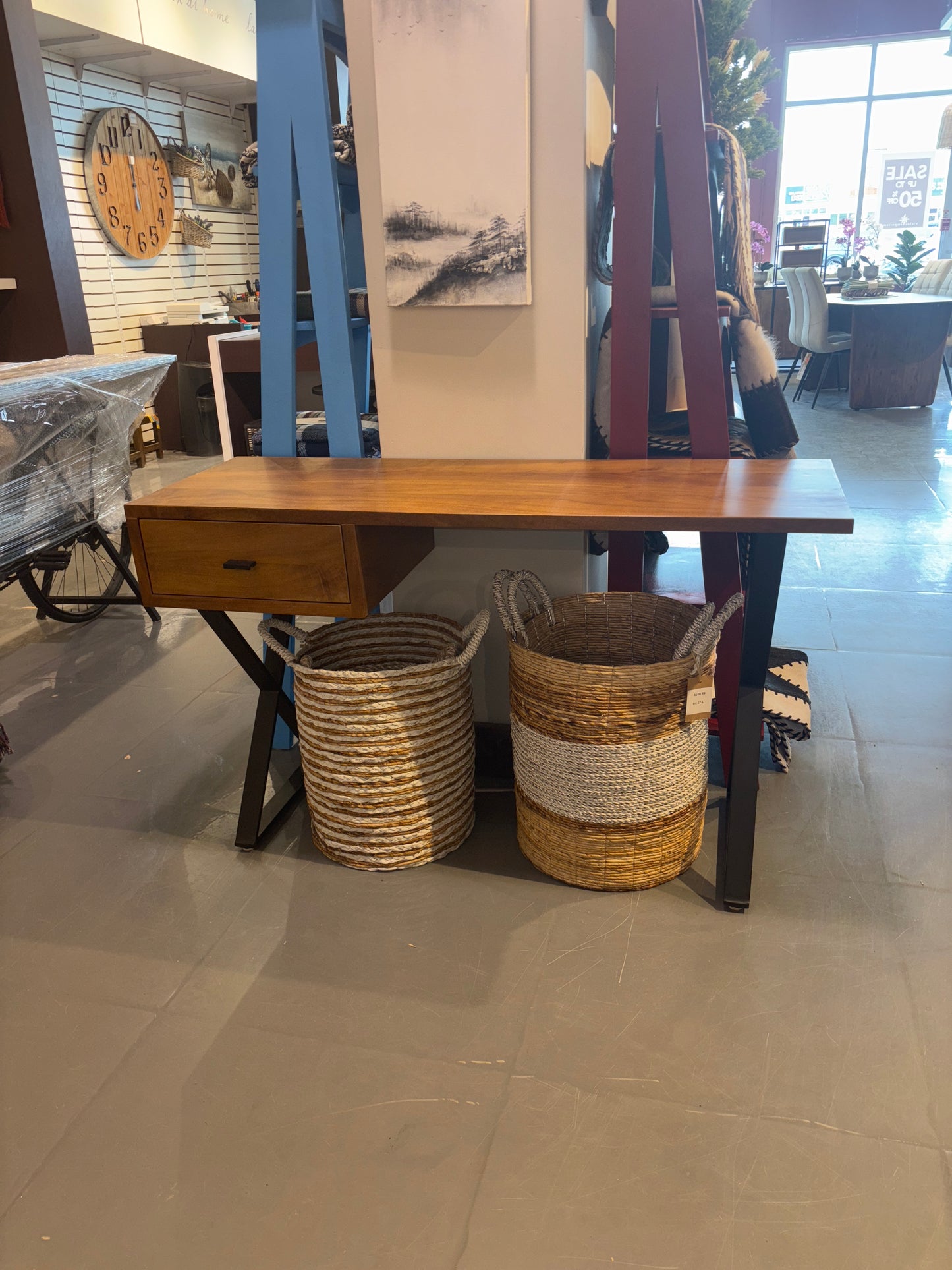 Prisma acacia Wood desk