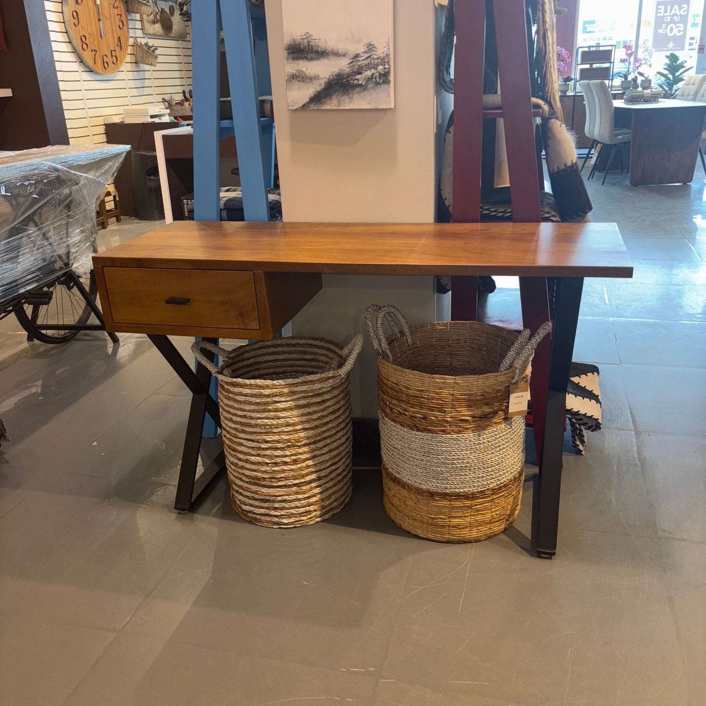 Prisma acacia Wood desk