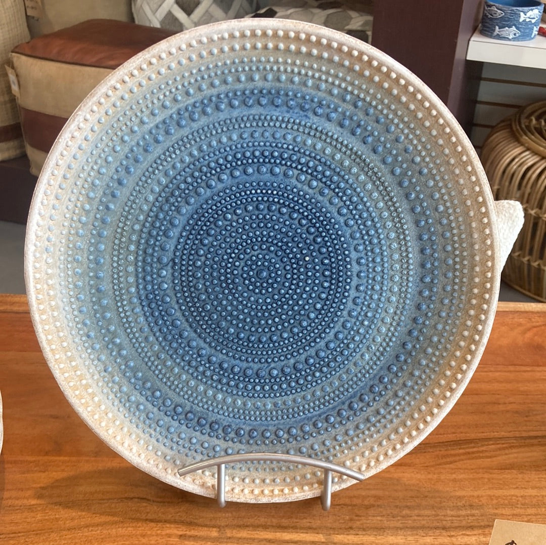 Blue Splash textured plate