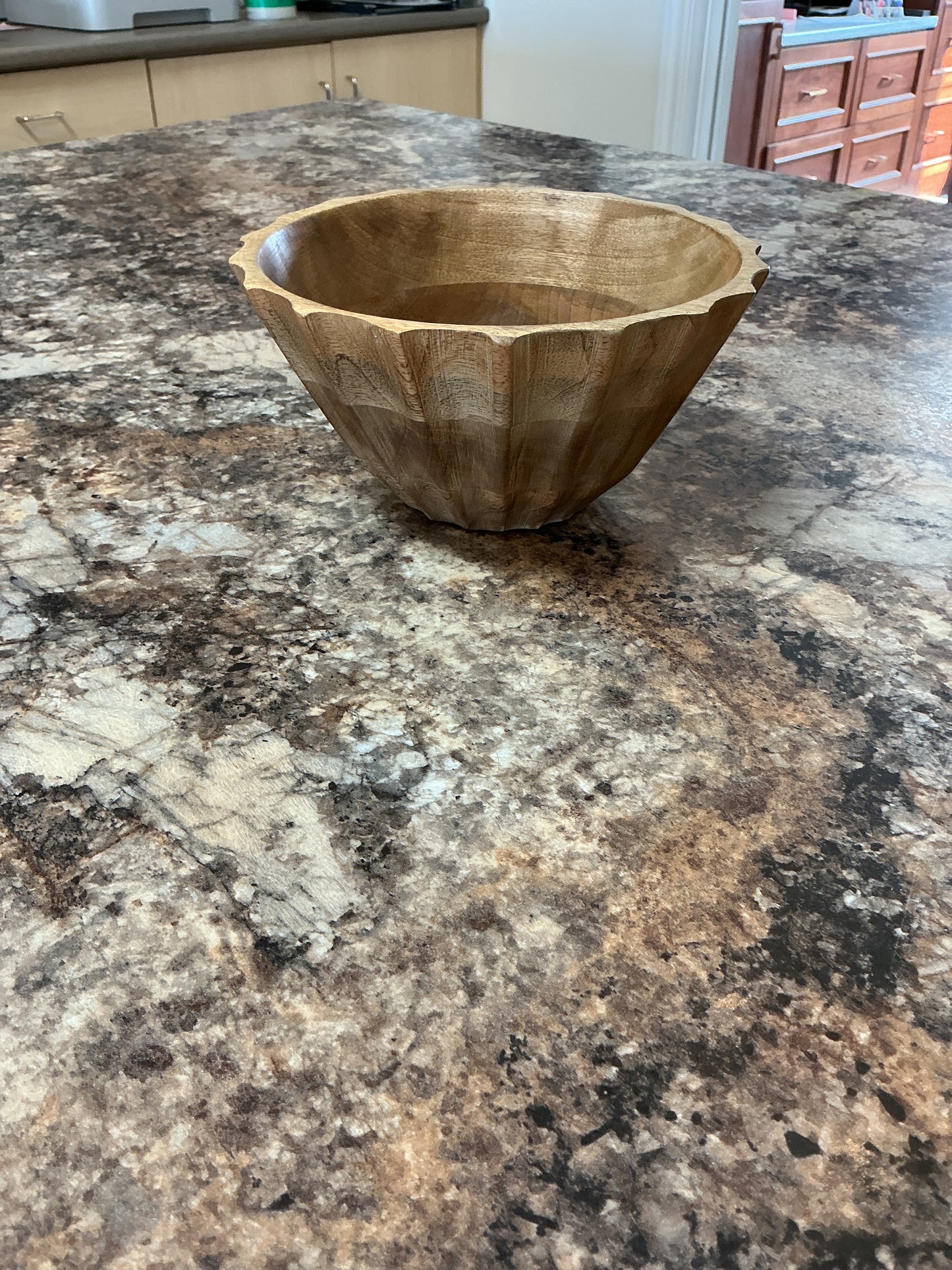 Wood bowl