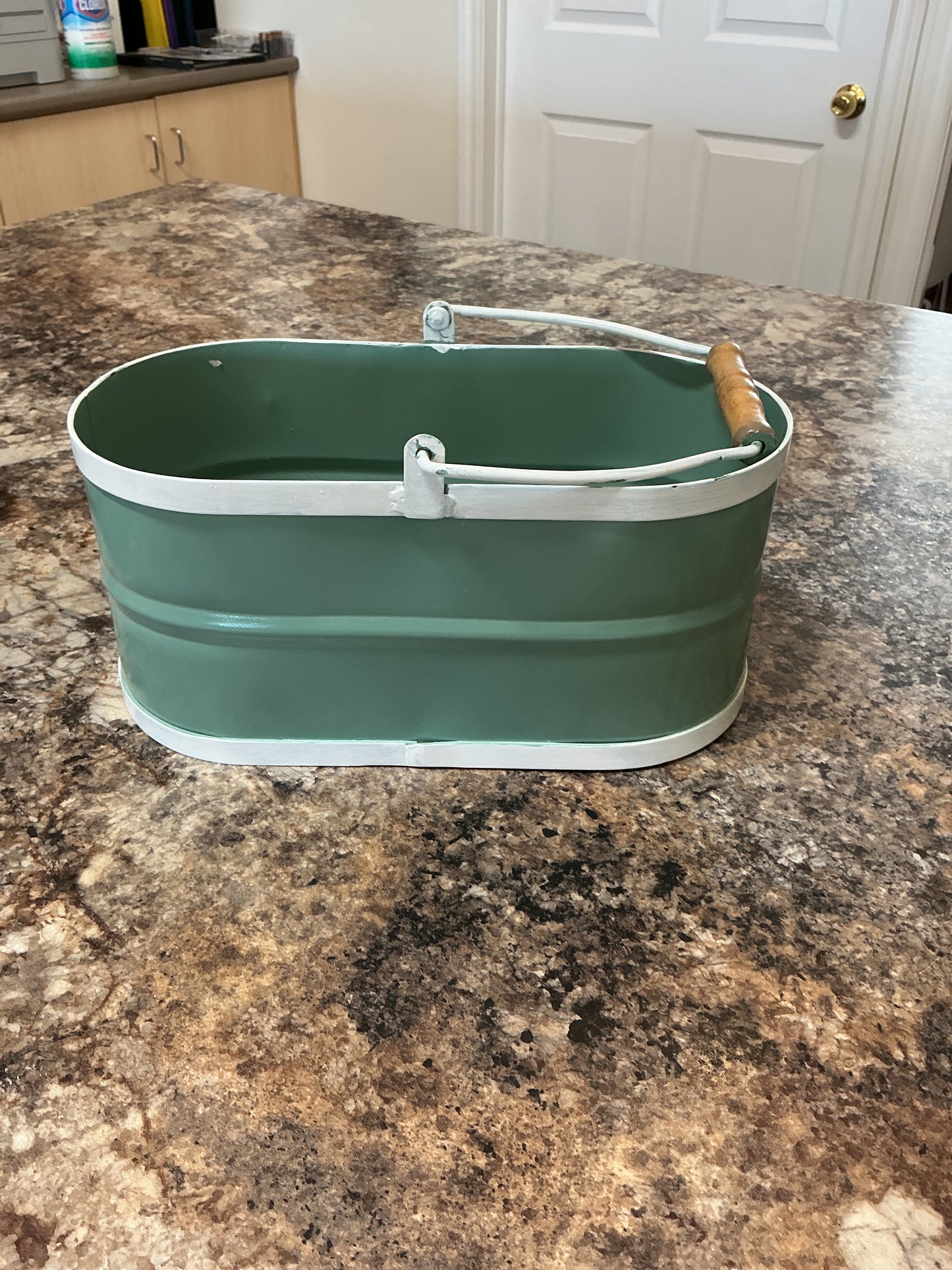 Small metal bucket