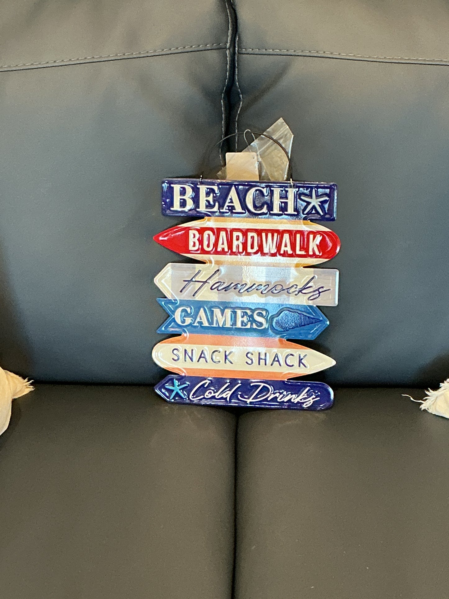 Beach plaque