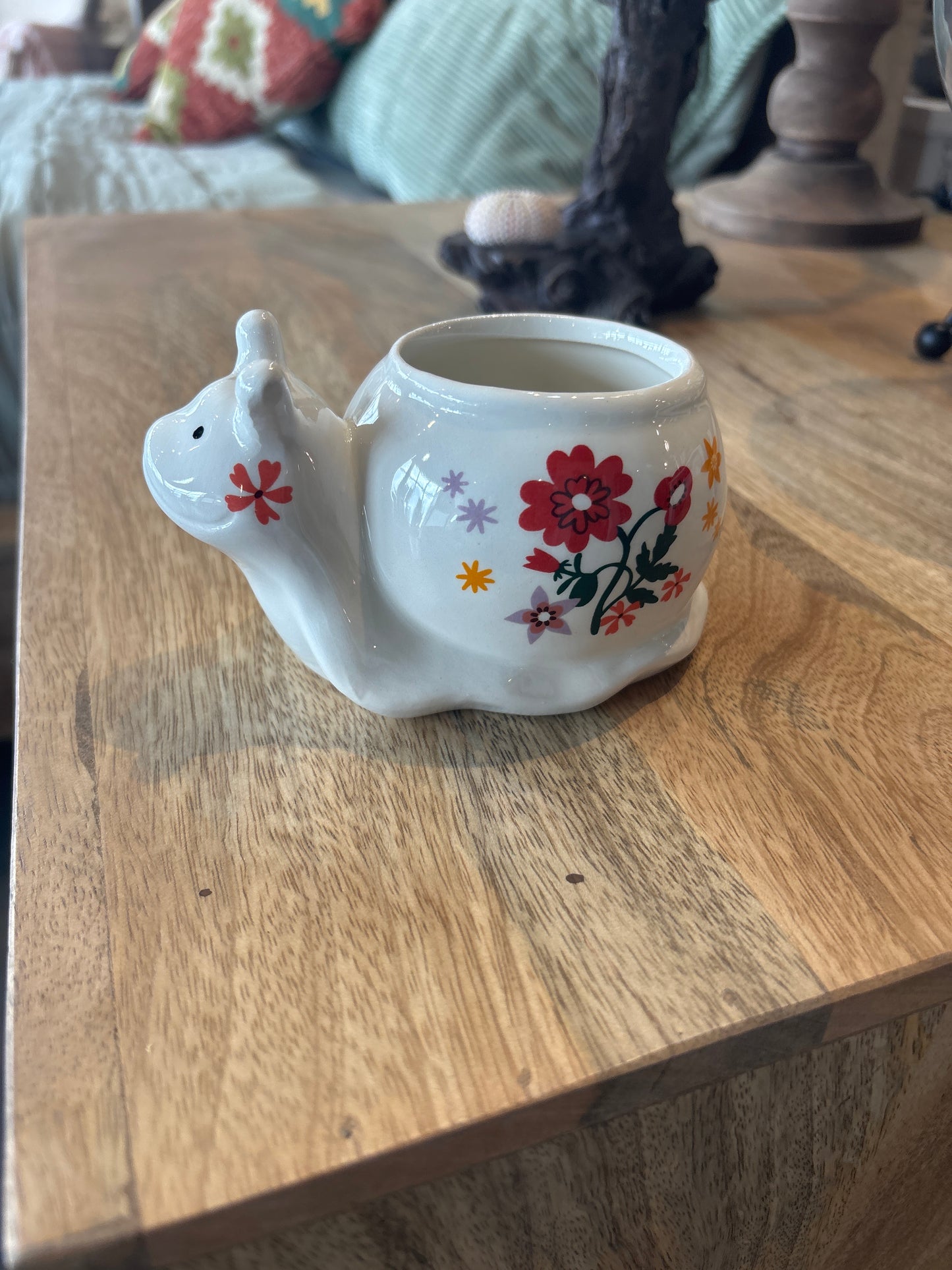 Flower Snail Planter