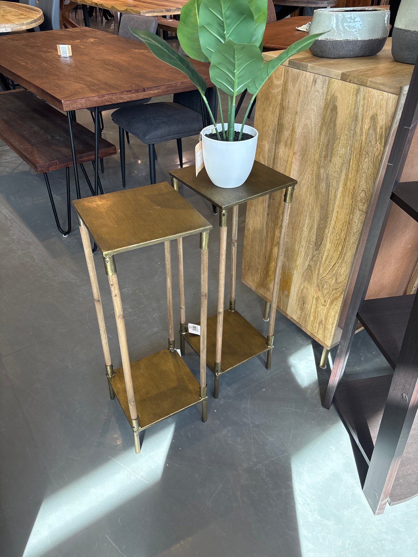 Metal Wooden Stand