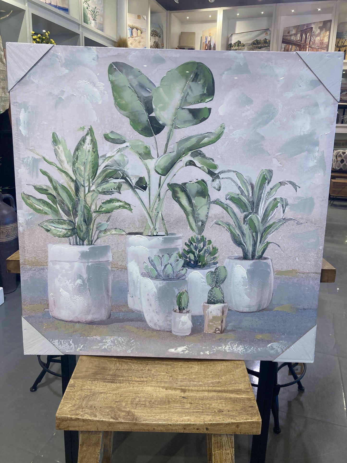 Potted Greenery, painting
