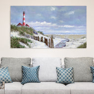 Lighthouse on the Dunes Painting