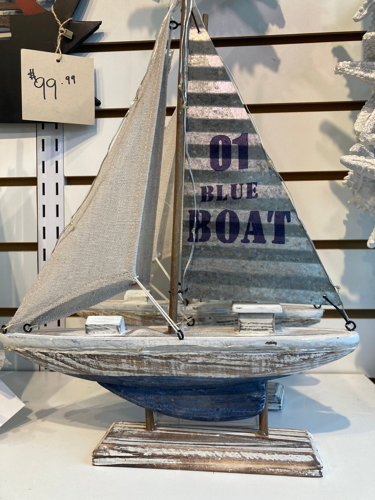 Decorative Sailboat with lights