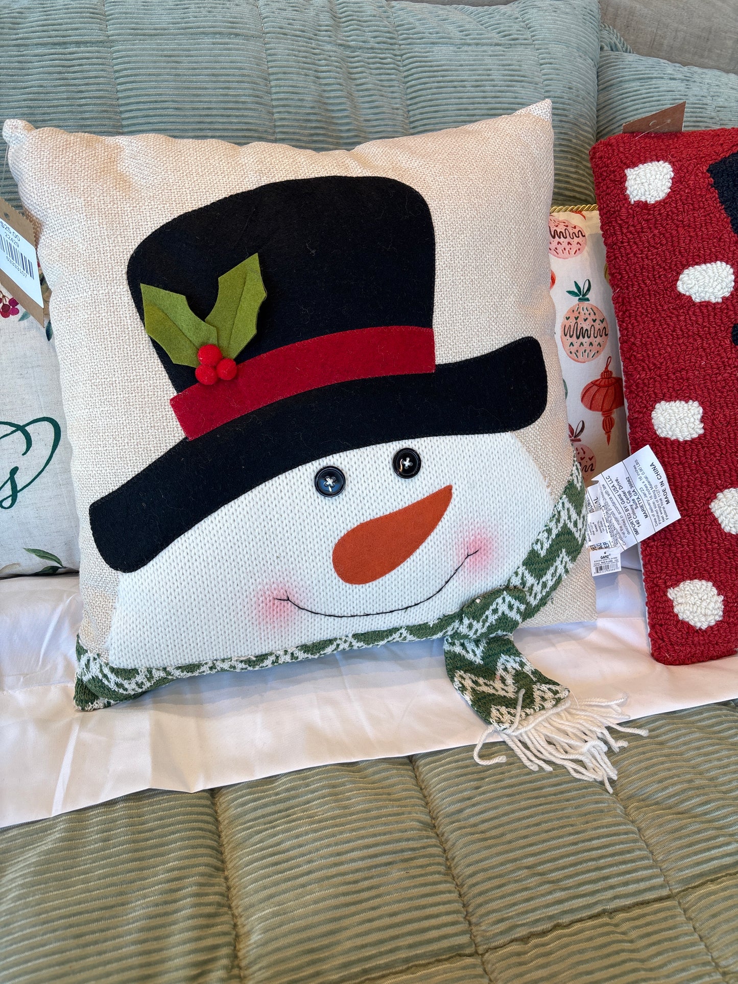 Snowman Pillow