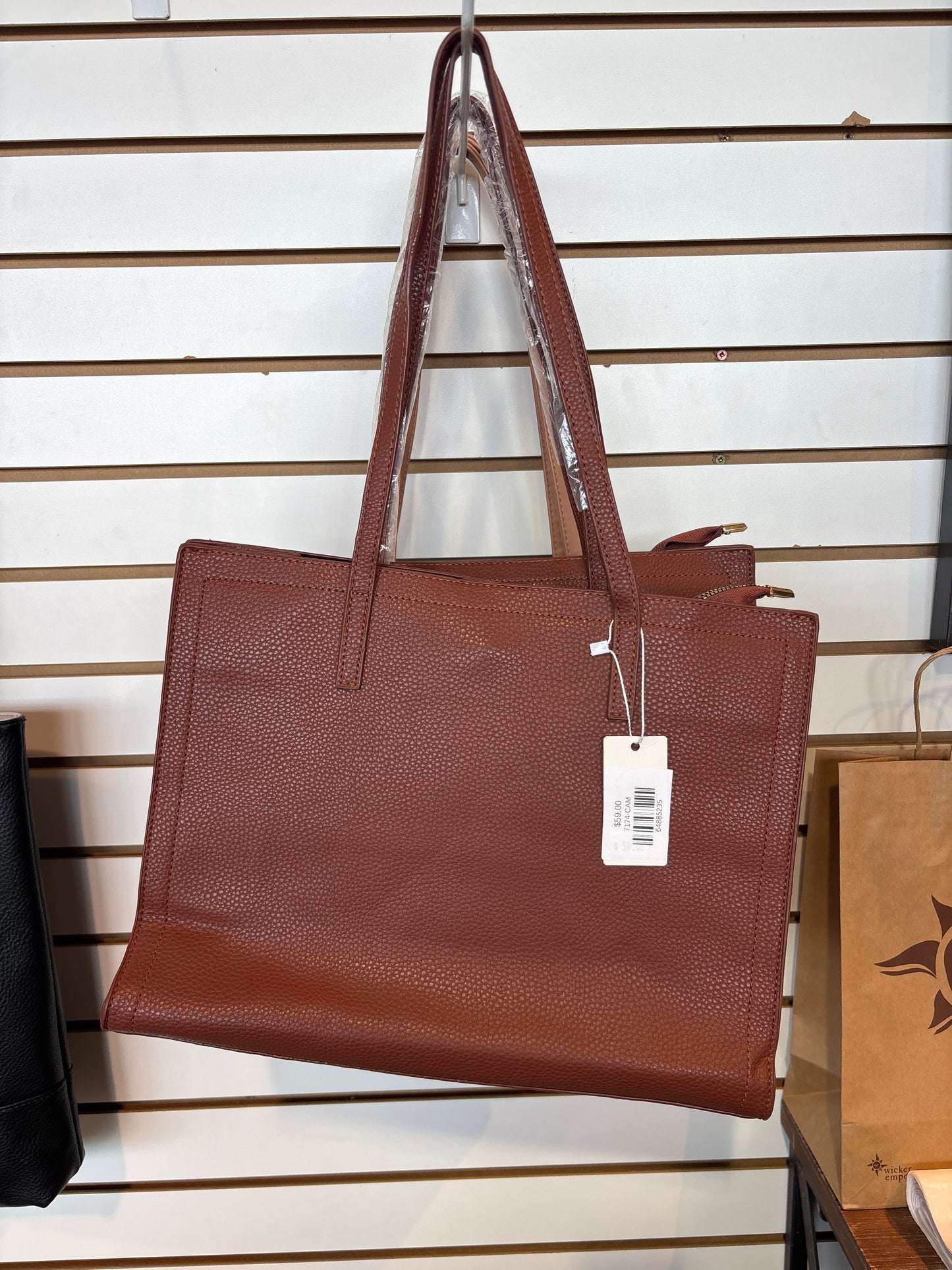 Camel Handbag W/handles