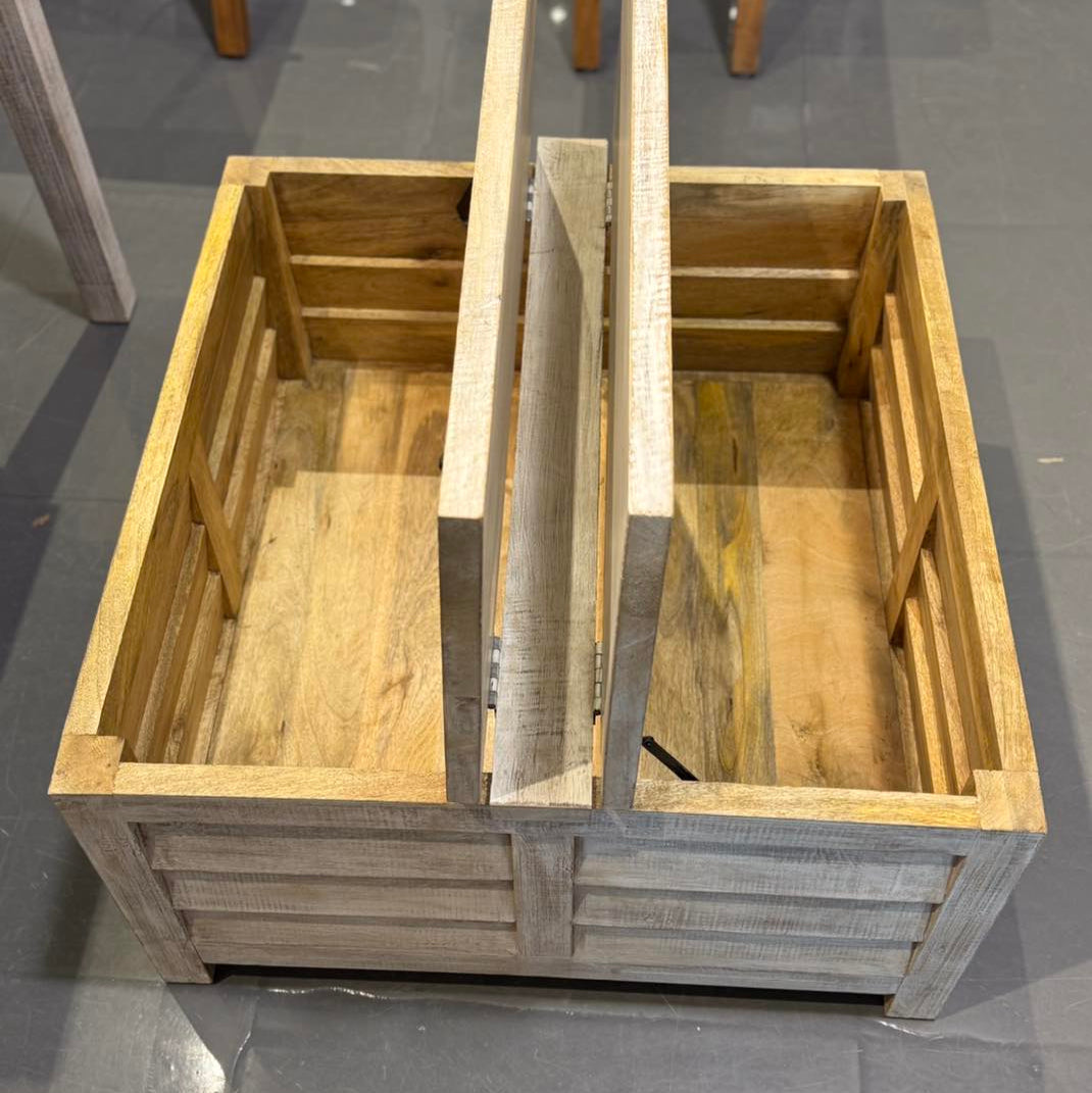 Hampton Square Mango wood Coffee Table trunk