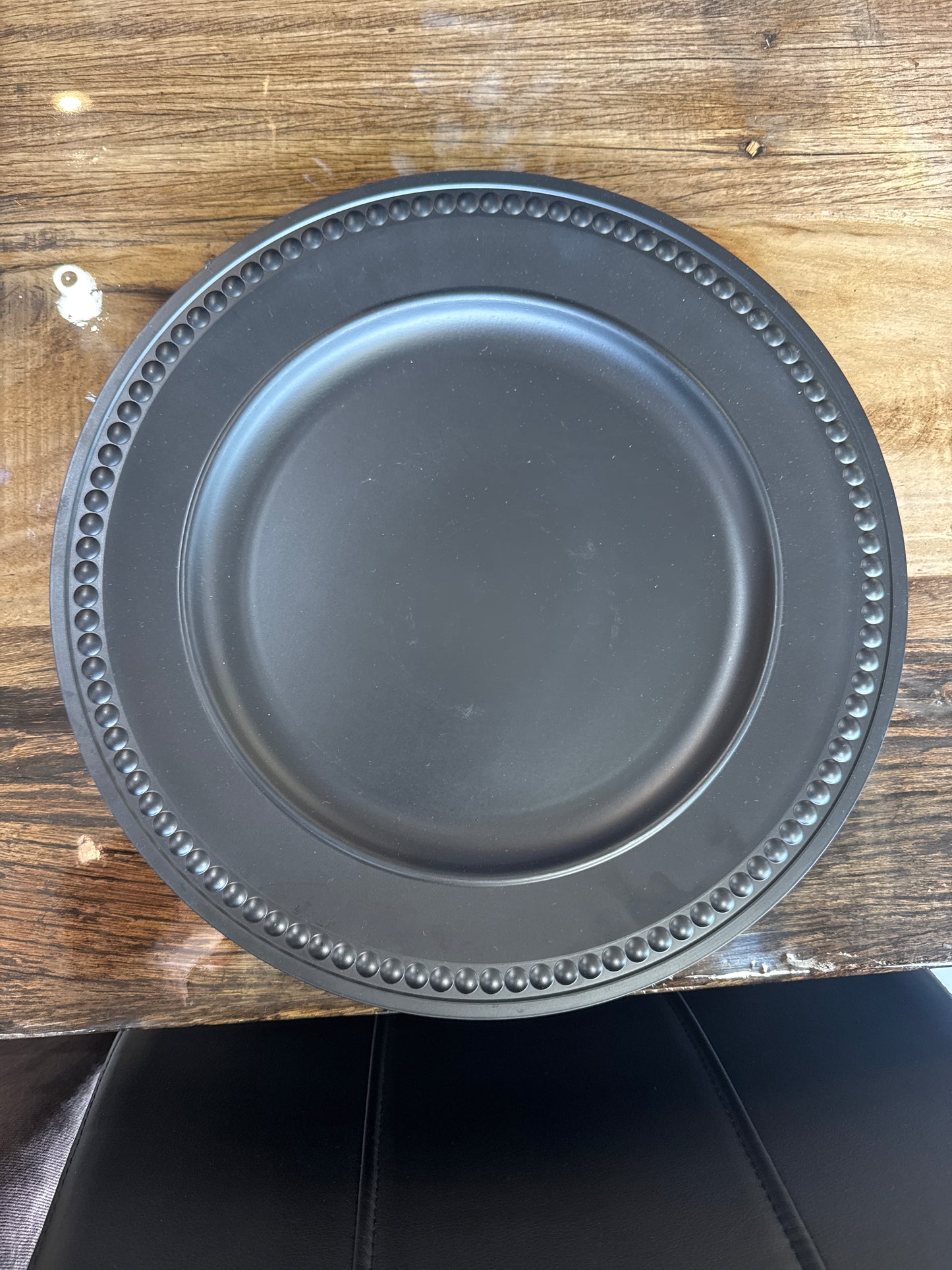 Black Plastic Plates