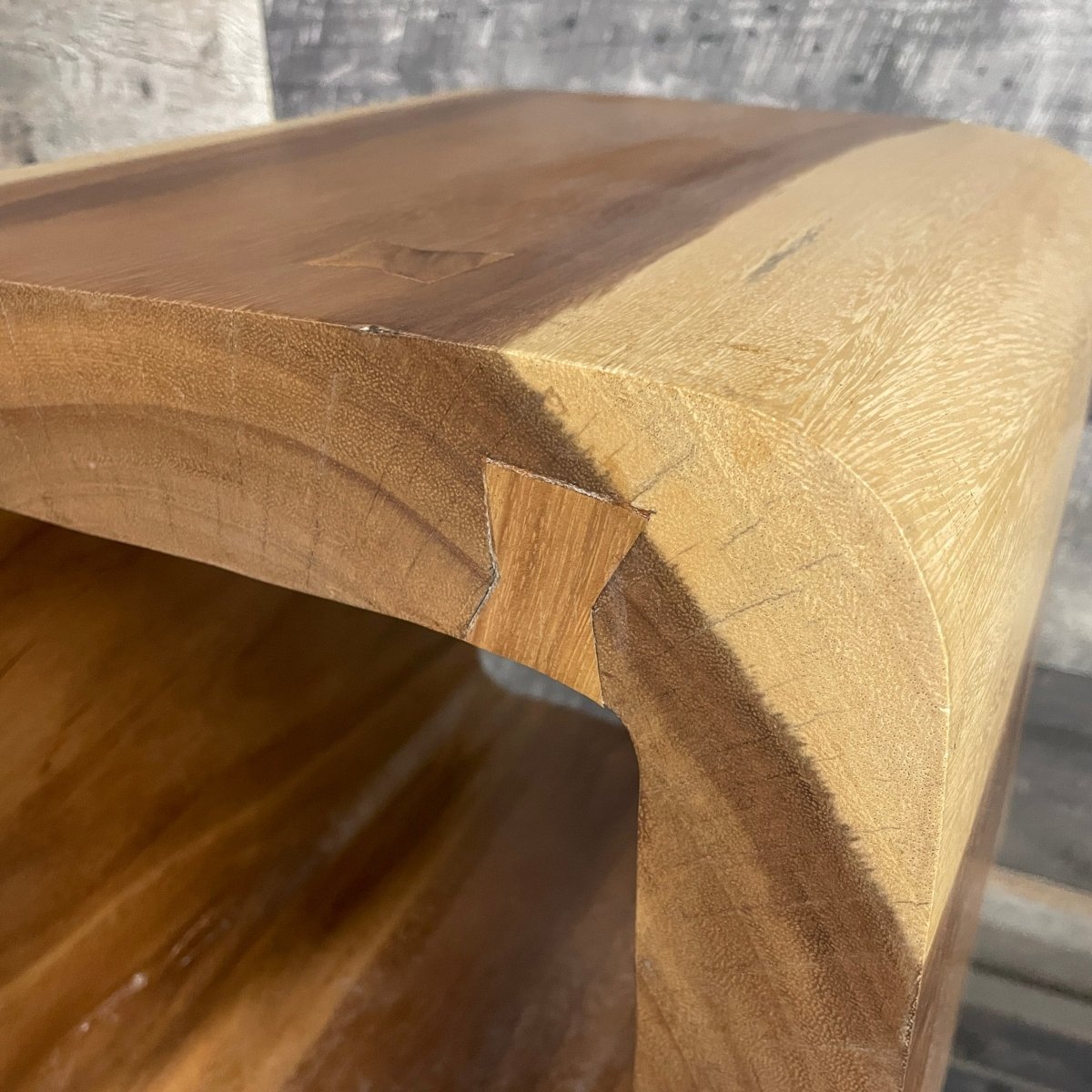 Pure - Chamcha wood organic Stackable Tables - Rustic Furniture Outlet