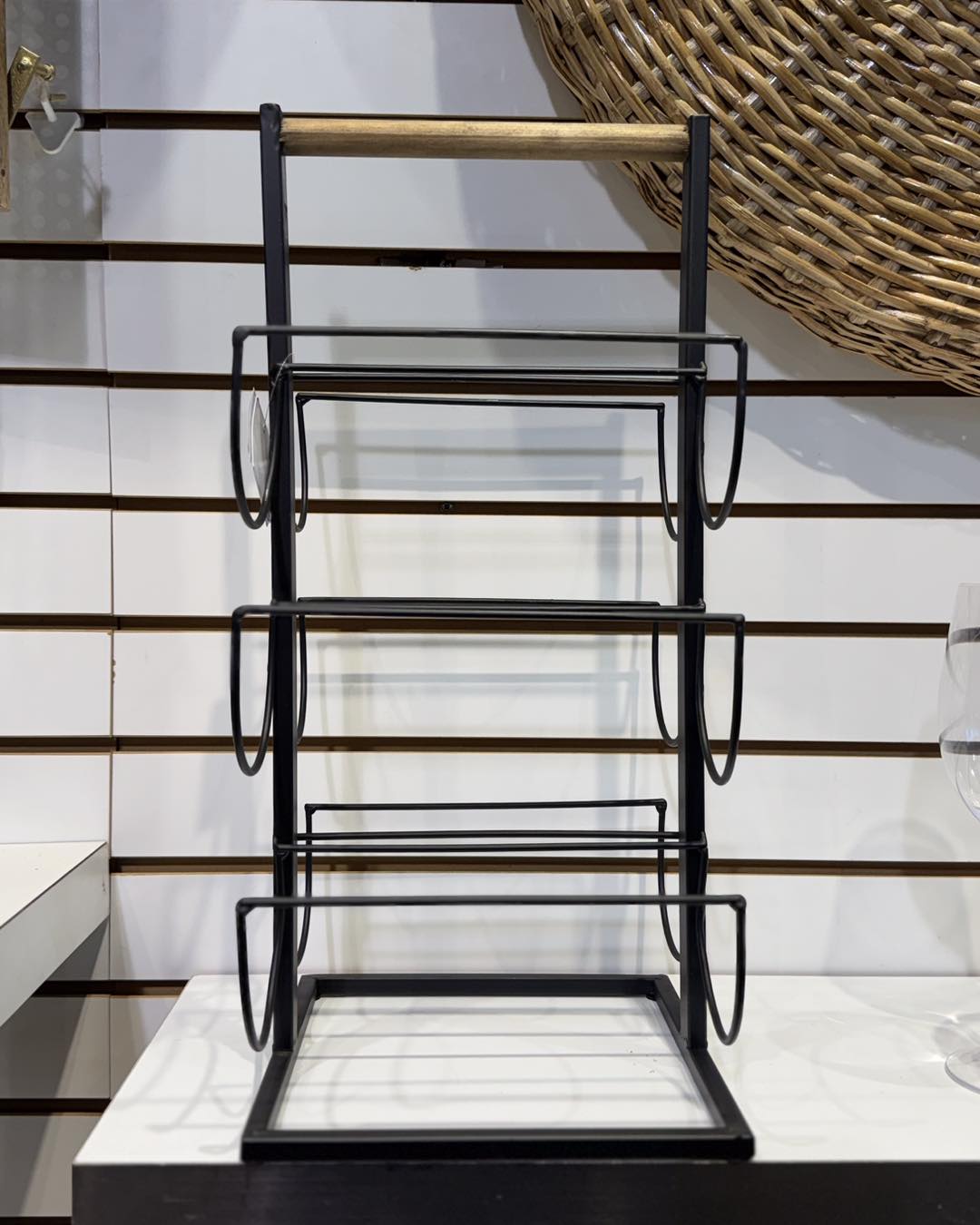 Wine Rack With Handle