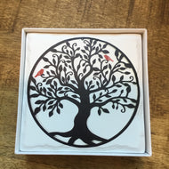 Tree of Life Ceramic Coasters (Set of 4)