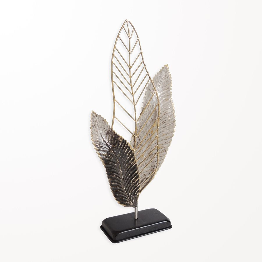 3 Styled Leaf Table Decor