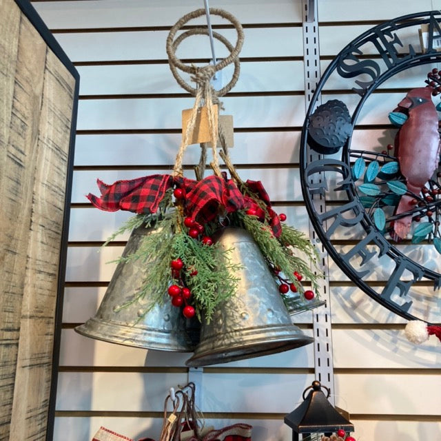 Hanging Silver Bells