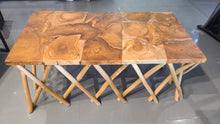 Load image into Gallery viewer, Teak rectangular coffee table

