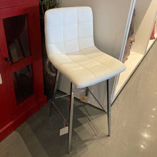 Load image into Gallery viewer, White Swivel Counter Stool
