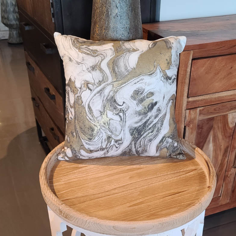 Natural Gold 16 x 16 cotton pillow Cover