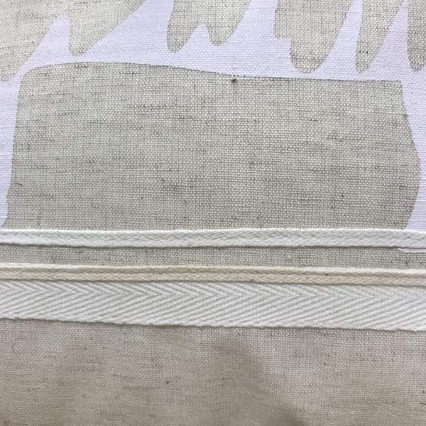 Animal embroidered cotton throw pillow 18 x 18