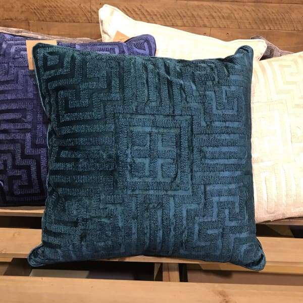 Assorted Color Viscose velvet pillow 24 x 24