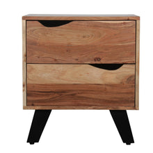Load image into Gallery viewer, Baha Acacia wood Nightstand - Rustic Furniture Outlet

