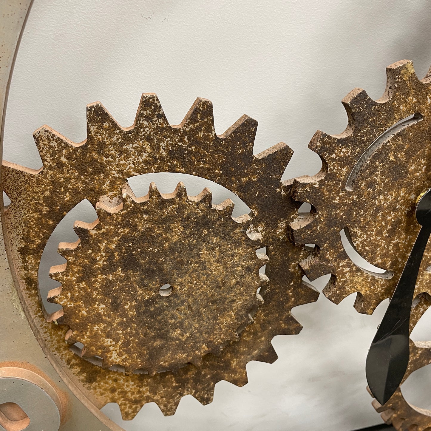 Rusted Gears Wall Clock