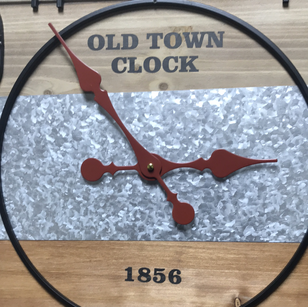 Rustic all Colors old town clock