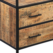 Load image into Gallery viewer, Madone Mango Wood Wide Bookcase - Rustic Furniture Outlet
