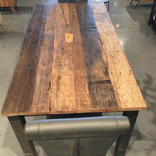 Load image into Gallery viewer, 87 inch Russet Reclaimed wood Dining Table
