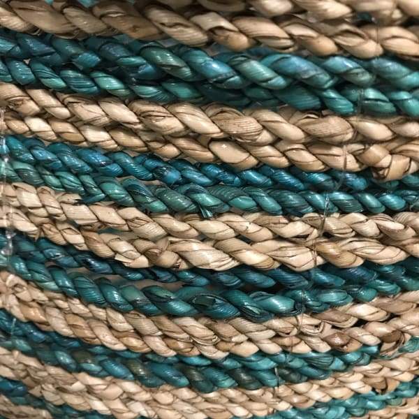 Sea Green wicker storage Baskets (set of 3) - $139.00