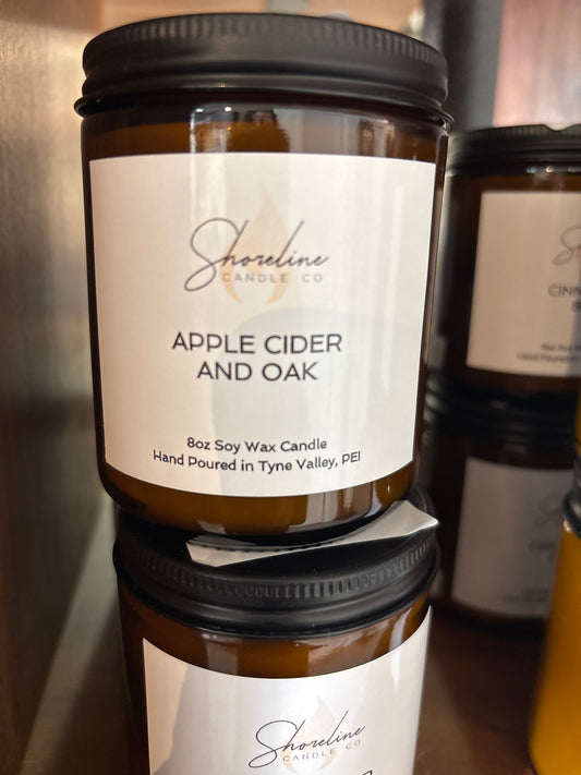 Shoreline Candle Co- Apple Cider Oak
