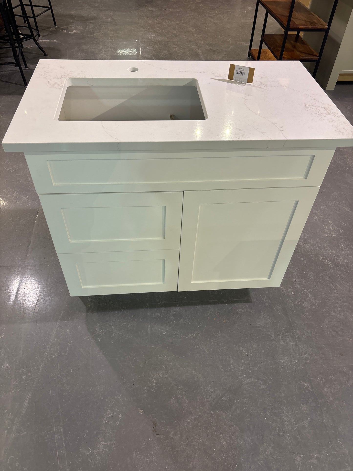 39' Quartz White Vanity