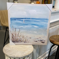 Calm beach painting (24 x 24)