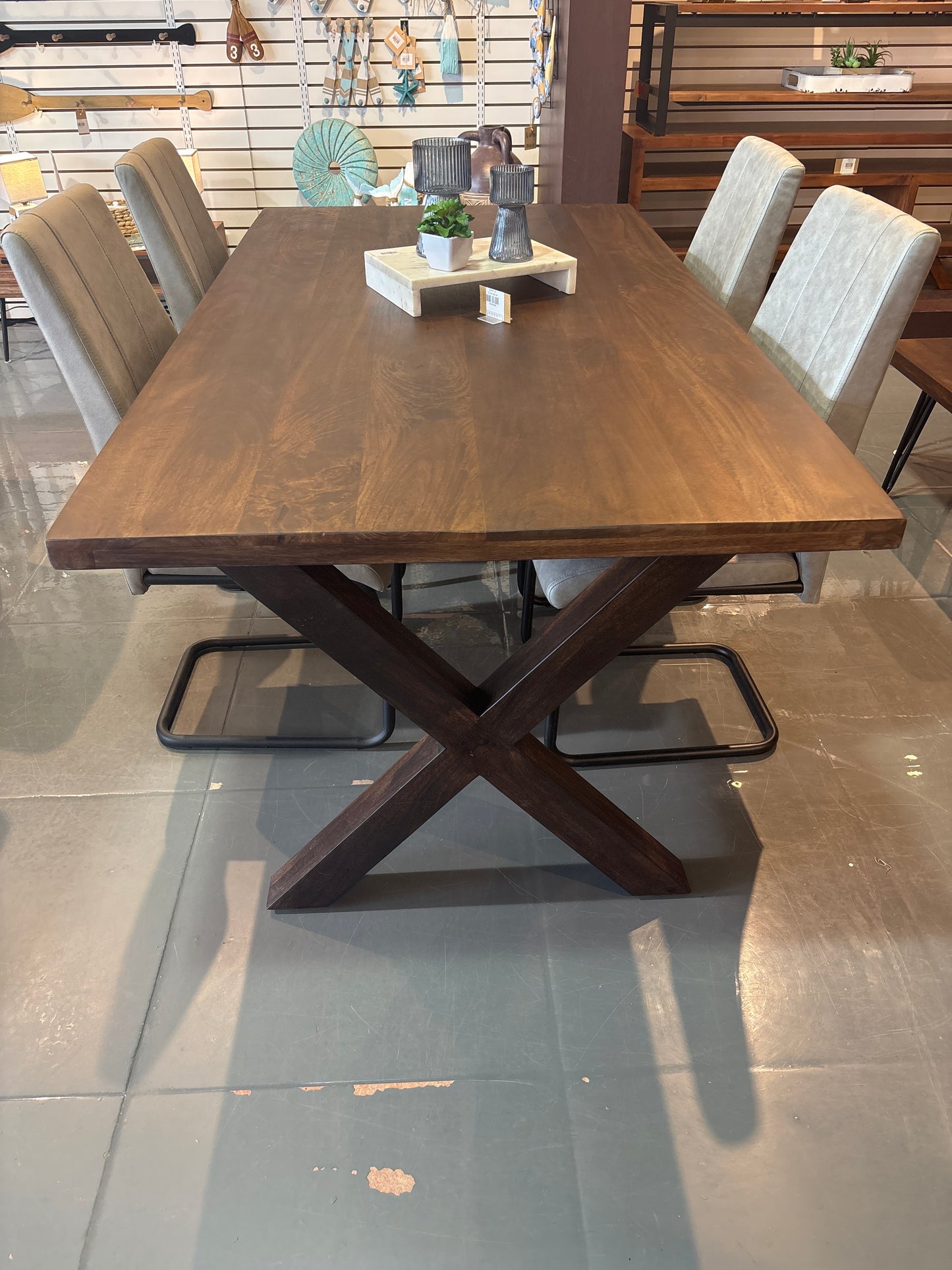 Winchester 75 Inch Mango Dining Table