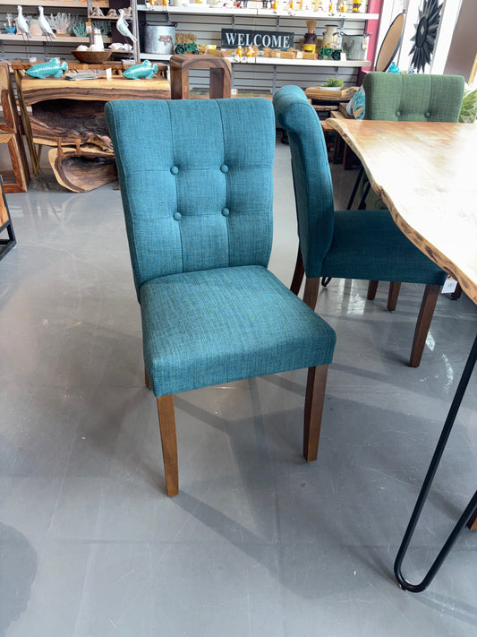 Upholstered Blue Dining Chair (set of 2)