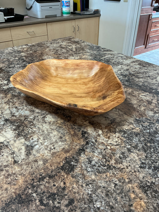 X-Large wooden bowl