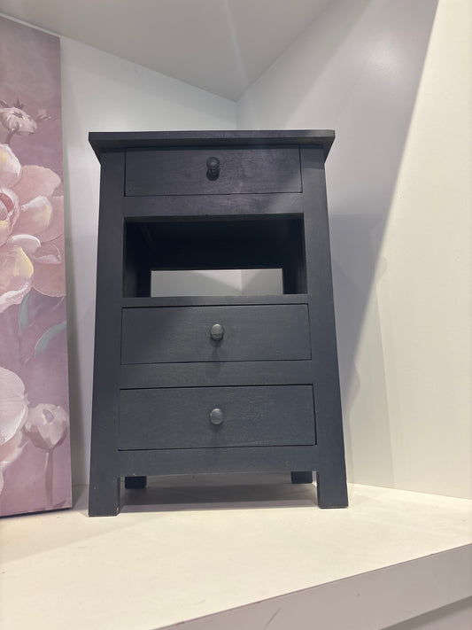 Lunenburg Black Nightstand