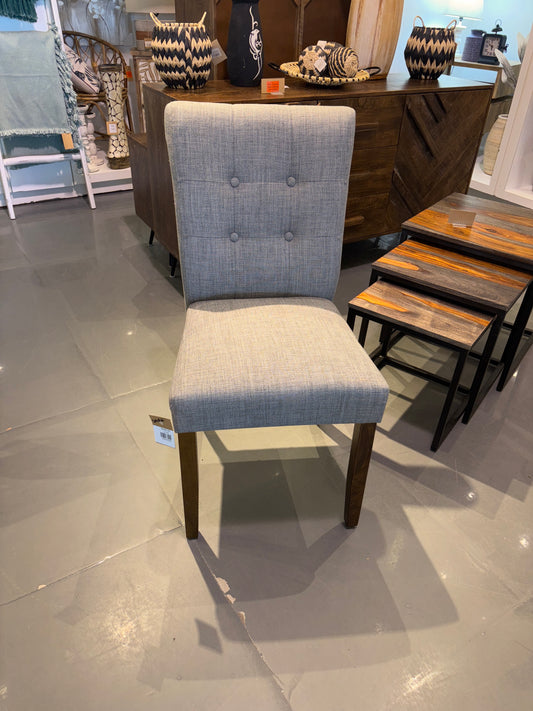 Upholstered Grey Dining Chair (set of 2)